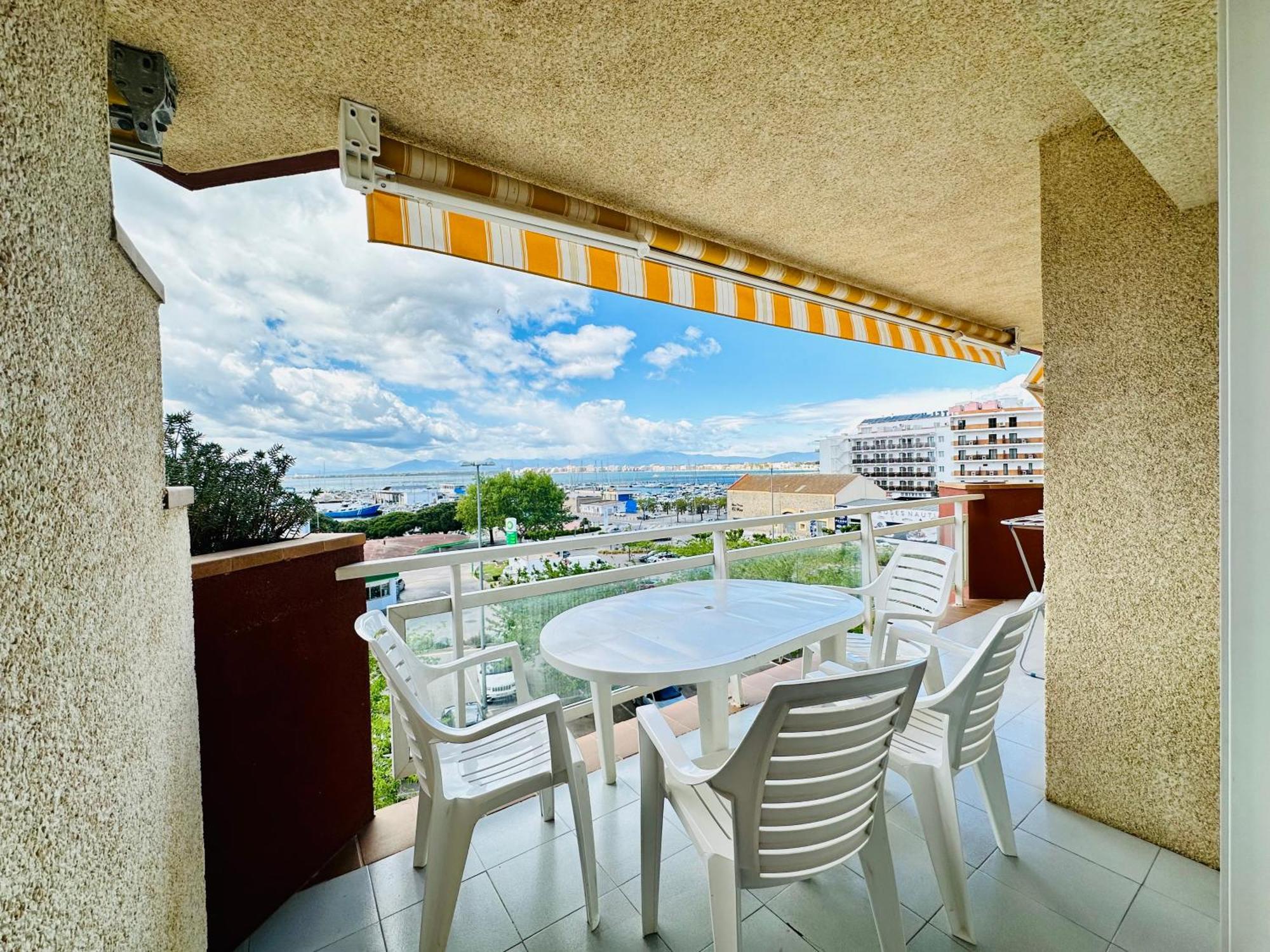 Roc Mar 3 3B - Apartamento Cerca Del Centro Y De La Playa - Terraza Con Vistas Al Mar Y Al Puerto Roses Zewnętrze zdjęcie